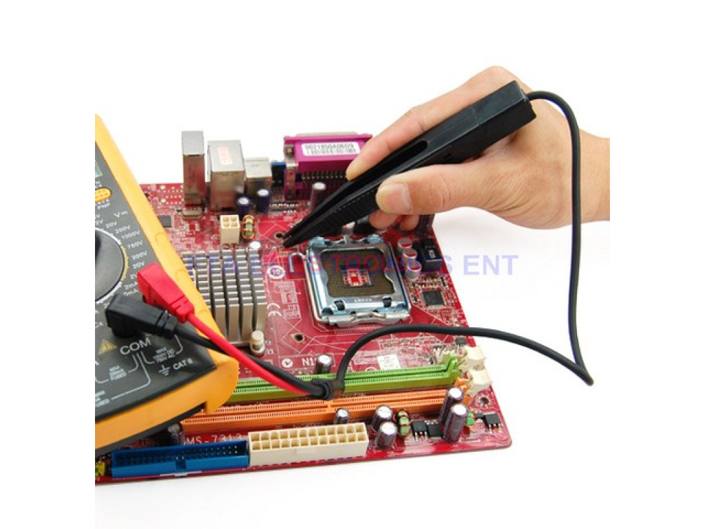 Voltmeter Test Clip Meter Probe Multimeter Tweezers Capacitor